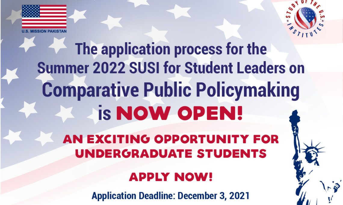Apply for Summer 2022 SUSI Student Leader Program, USA